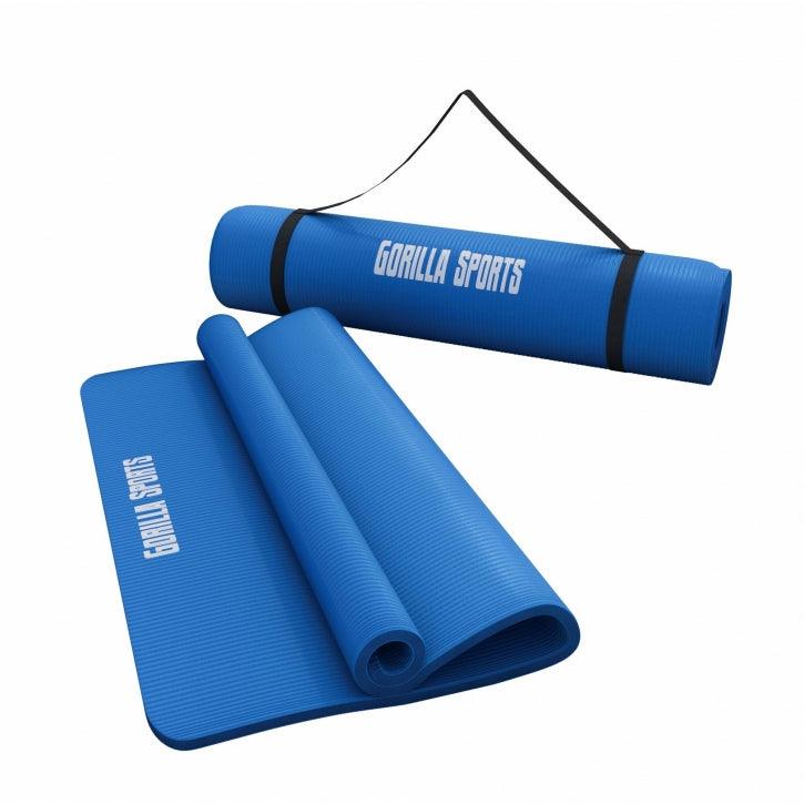 Yogamatte in verschiedenen Farben 190x100x1.5 cm - Gorilla Sports Schweiz