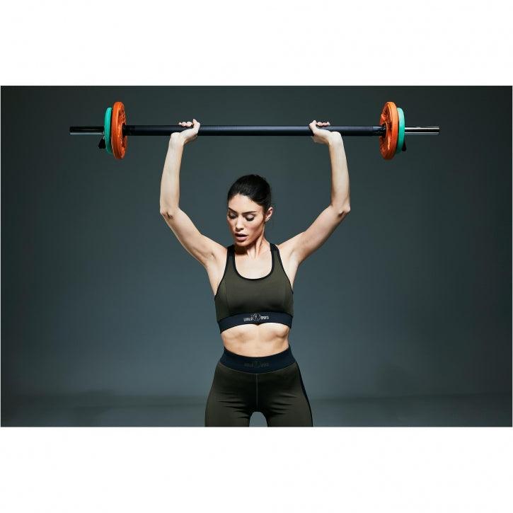 Hantelscheibe 30/31 mm Gummi Gripper 1.25-30 KG - Gorilla Sports Schweiz