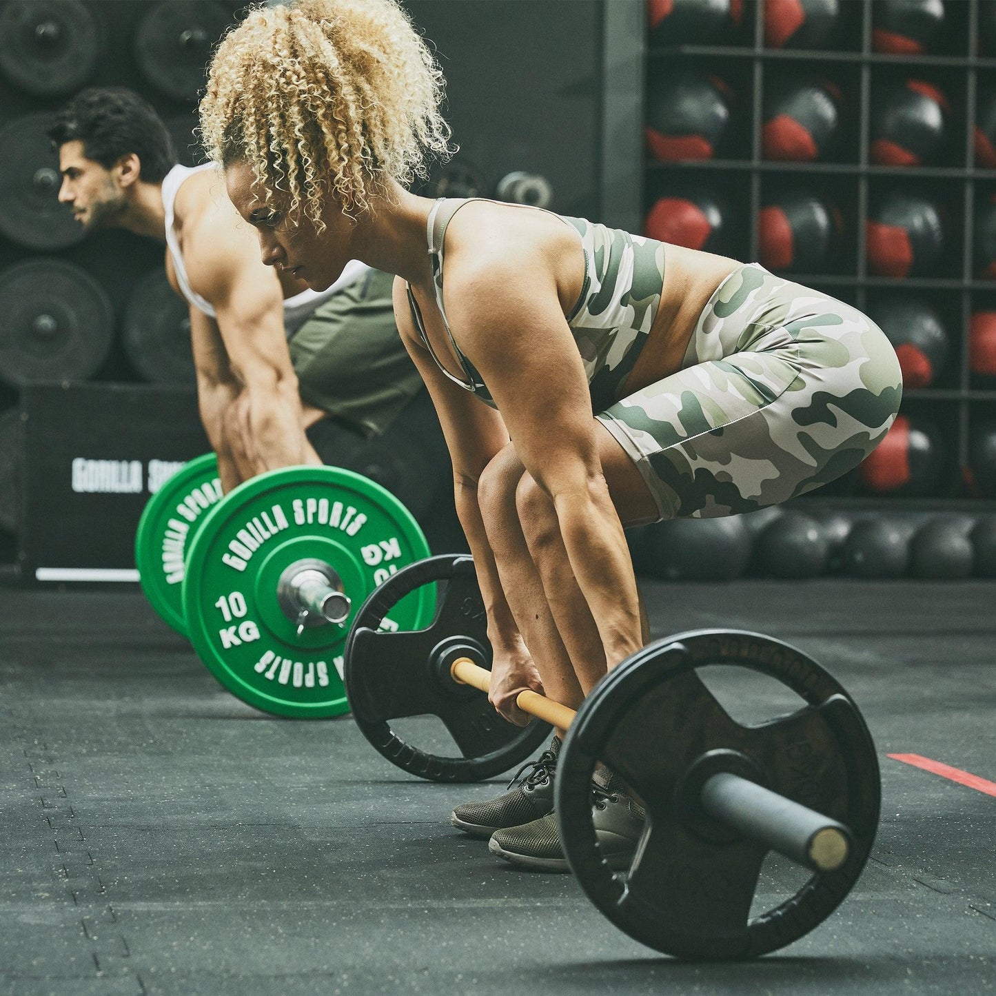 Langhantelstange Profi Olympia Chrom 220 cm - Gorilla Sports Schweiz