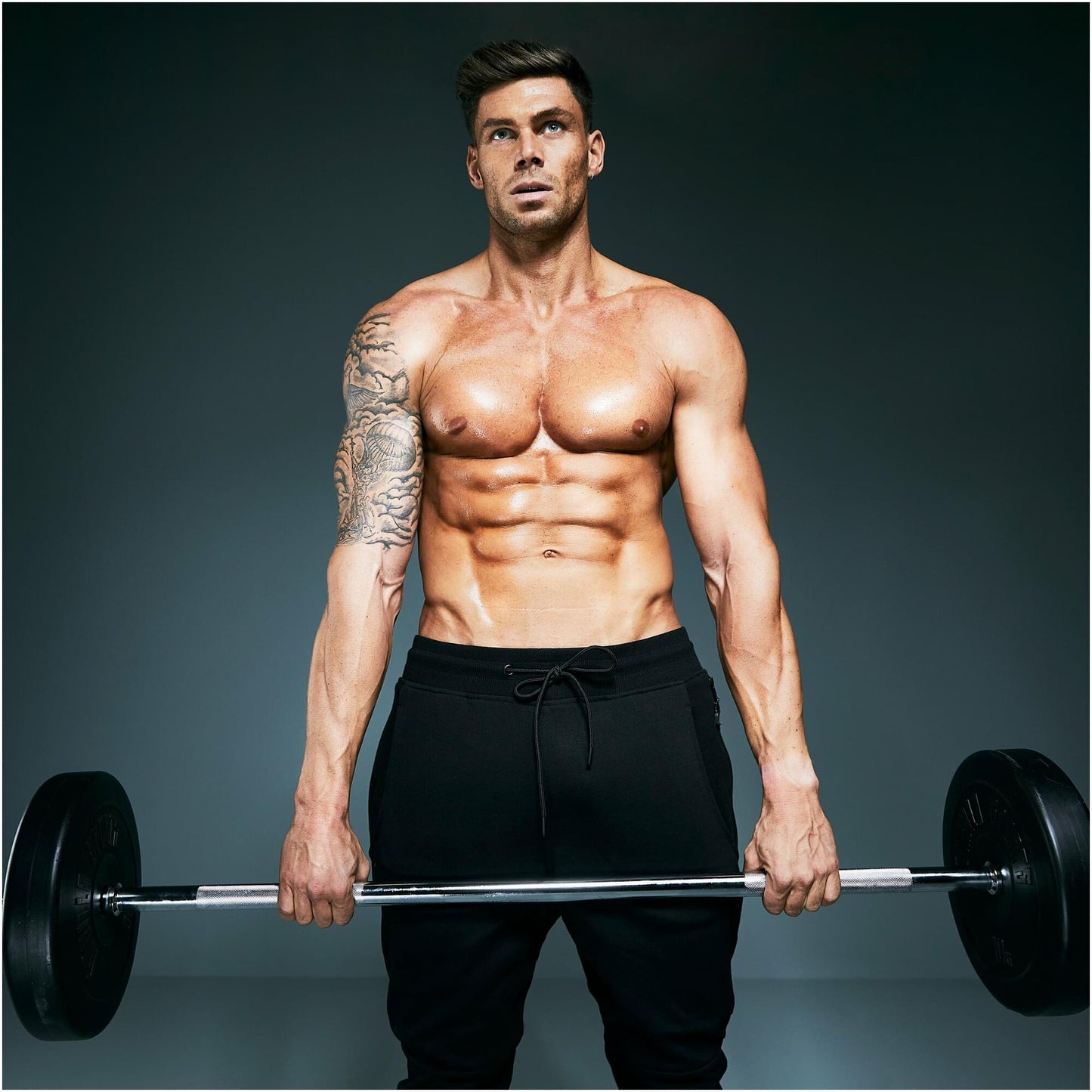 Langhantelstange mit Sternverschluss 200 cm - Gorilla Sports Schweiz