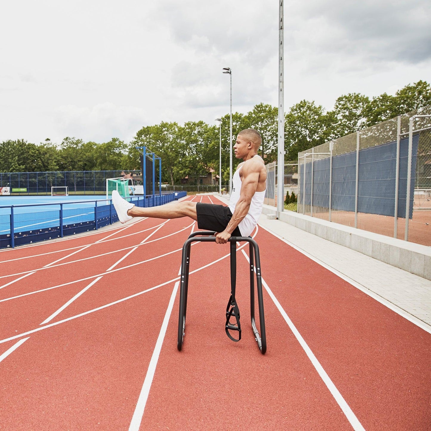Push-up Stand Bar mit Griffen - Gorilla Sports Schweiz
