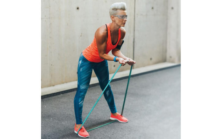 Theraband Hochwiderstandsband orange (leicht) - Gorilla Sports Schweiz