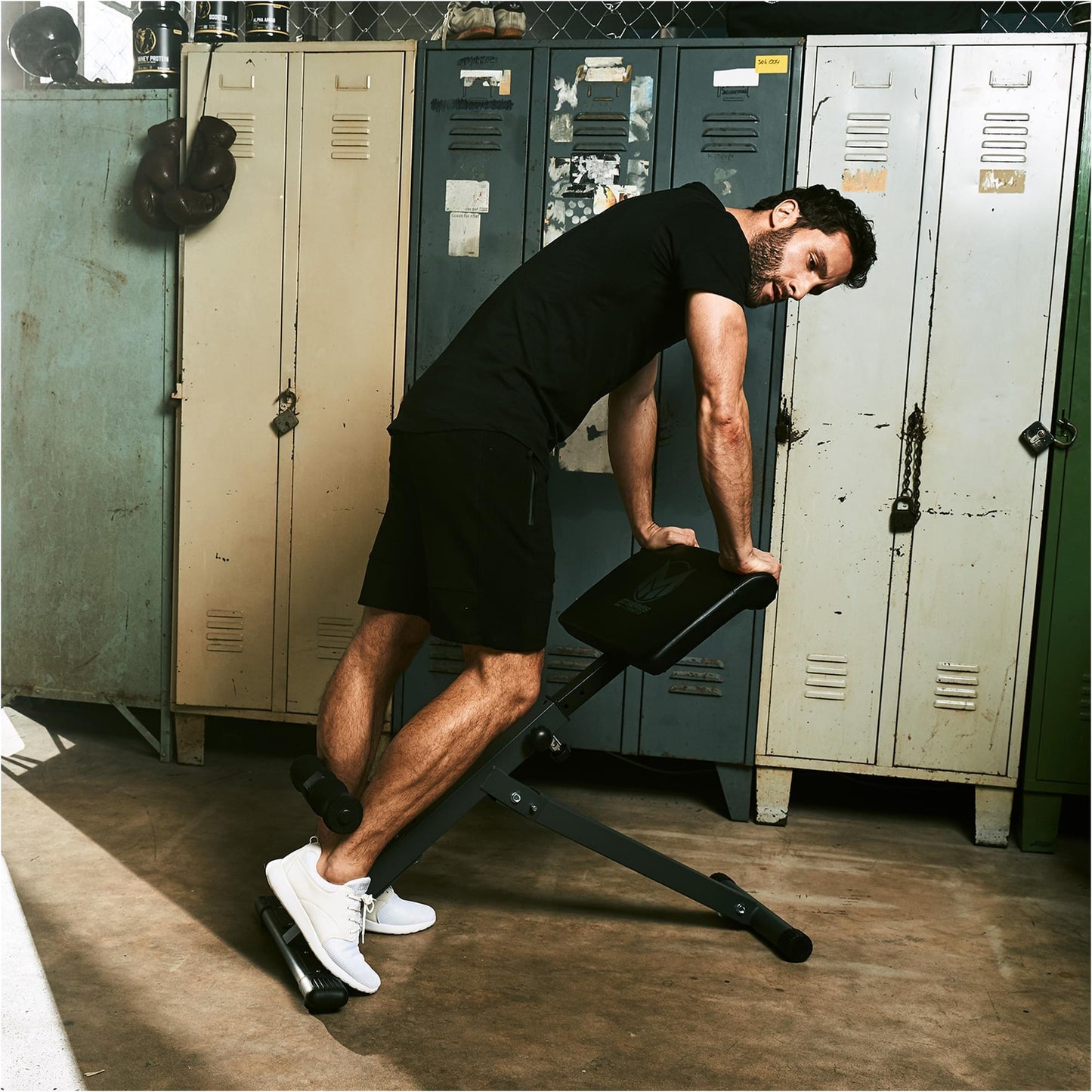 Hyperextension Rückentrainer klappbar E-Series - Gorilla Sports Schweiz