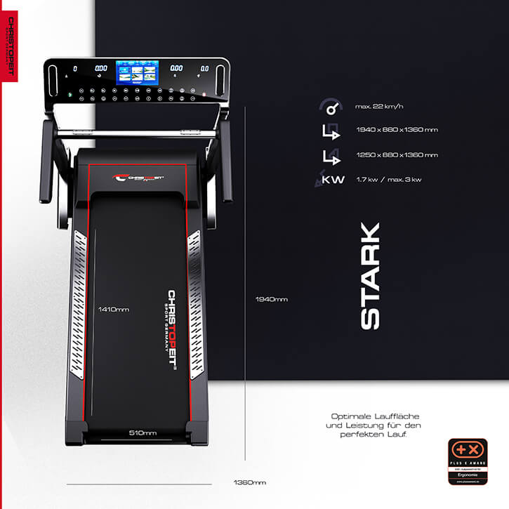 Laufband TM 5000S - Gorilla Sports Schweiz