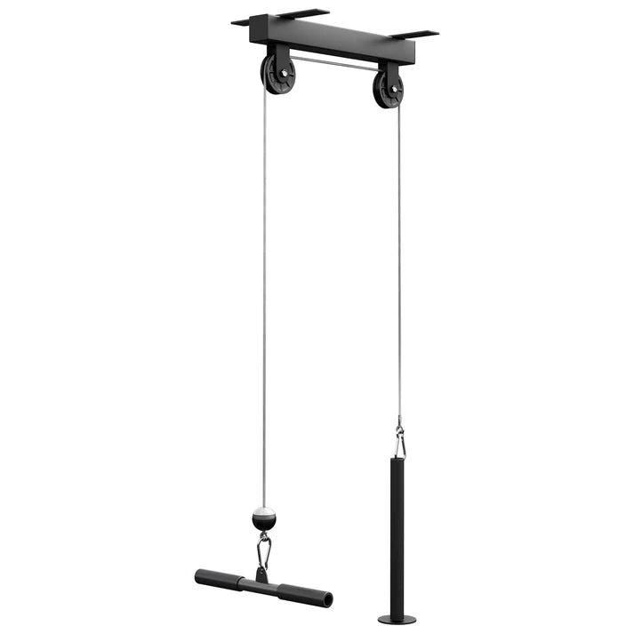 Support de Plafond pour Câble de Tour Lat Pulldown Noir