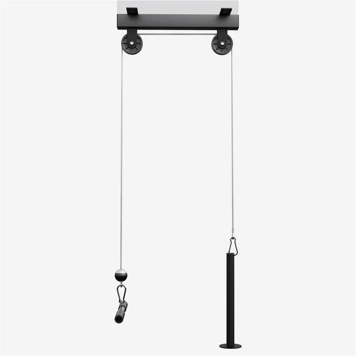 Support de Plafond pour Câble de Tour Lat Pulldown Noir