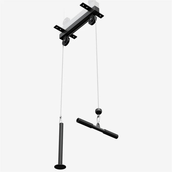 Support de Plafond pour Câble de Tour Lat Pulldown Noir