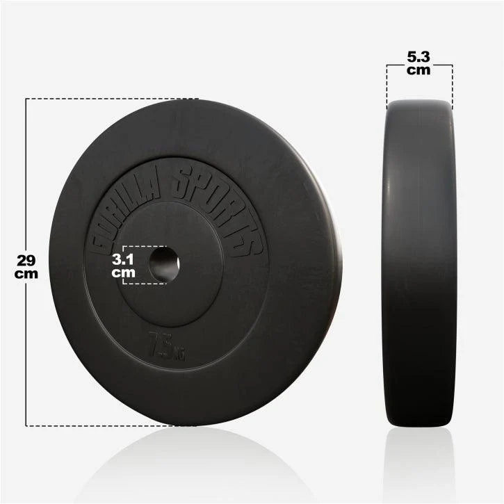 Hantelscheiben Kunststoff 1.25-15 KG