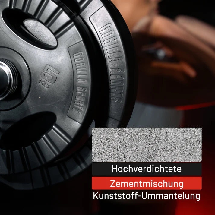 Hantelscheibe Kunststoff Gripper 50/51 mm 1.25-15 KG