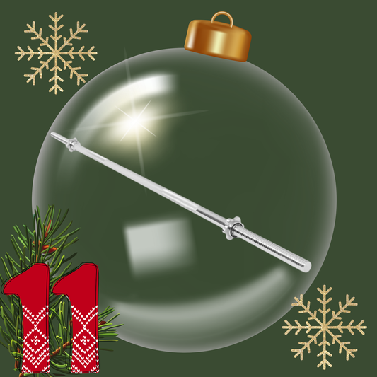 Barre d'haltères 170 cm avec fermeture étoile