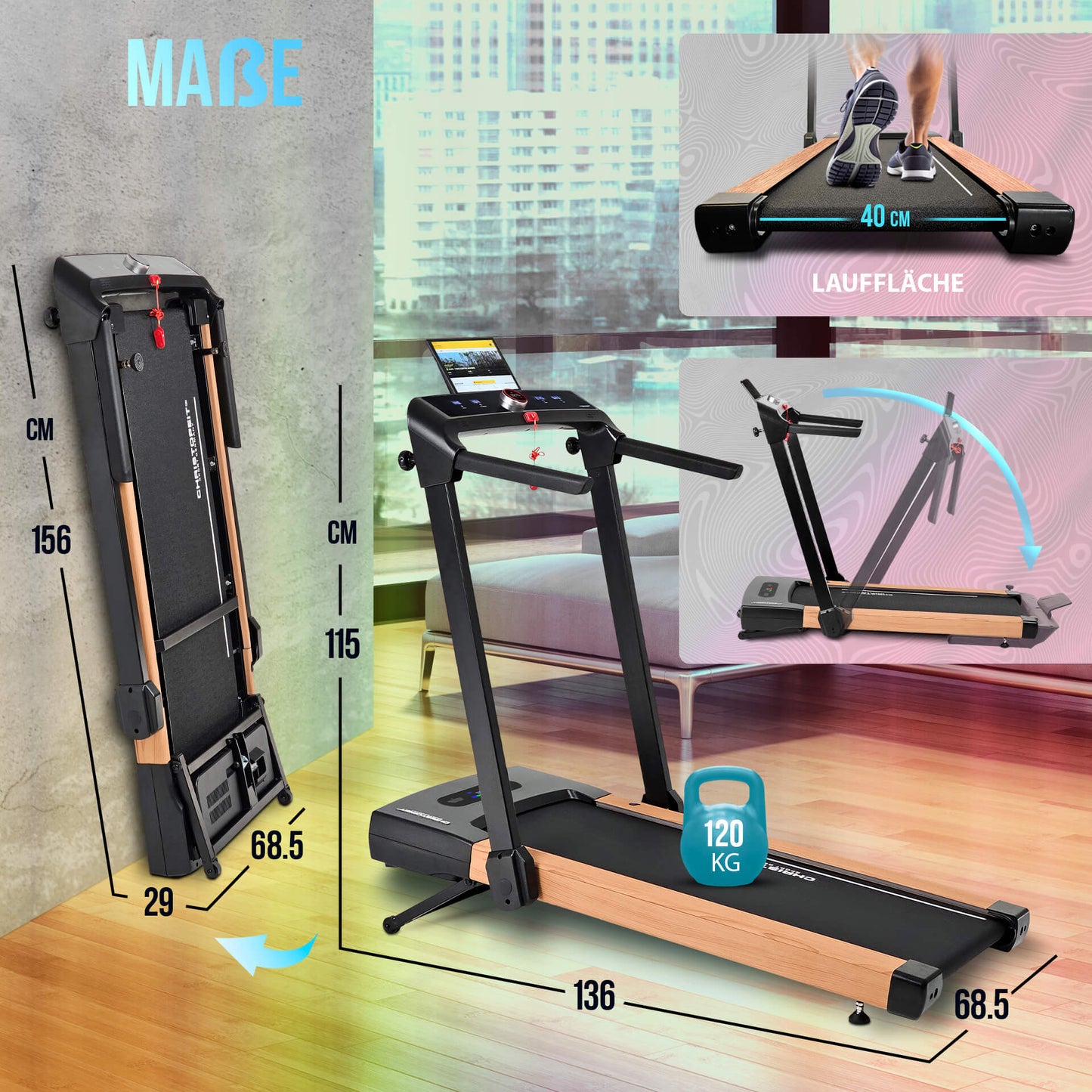 Treadmill 2 in 1 S