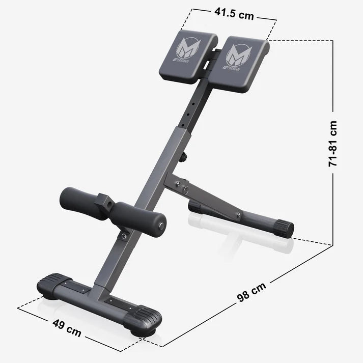 Entraîneur dorsal Hyperextension pliable E-Series 