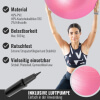 Gymnastikball Fitness Sitzball 65 cm Pink - Gorilla Sports