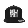 Gorilla Sports Snapback Schwarz One Size