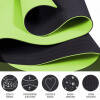 TPE Yogamatte schwarz/grün