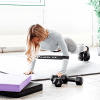 MOVIT® Balance Pad Sitzkissen Grau mit Gymnastikband