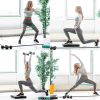 MOVIT® Balance Pad Sitzkissen Grau mit Gymnastikband