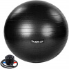 MOVIT® Gymnastikball 65 cm Schwarz mit Fusspumpe