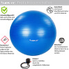 MOVIT® Gymnastikball 85 cm Schwarz mit Fusspumpe