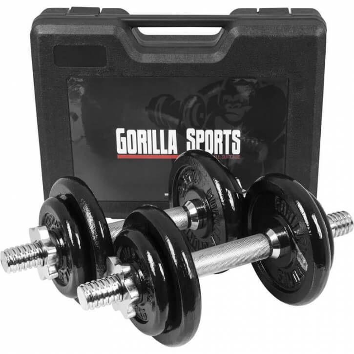 Gorilla Gusseisen kg 20 Sports Kurzhantelset bei kaufen
